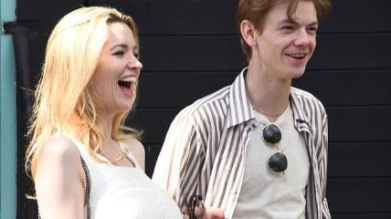 Talulah Riley is dating Thomas Brodie-Sangster.